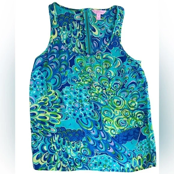 Lilly Pulitzer Silk Top (XS) - Picture 1 of 10